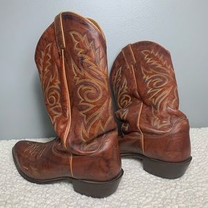 ON HOLD Mens Vintage Leather Cowboy Boots 11D
